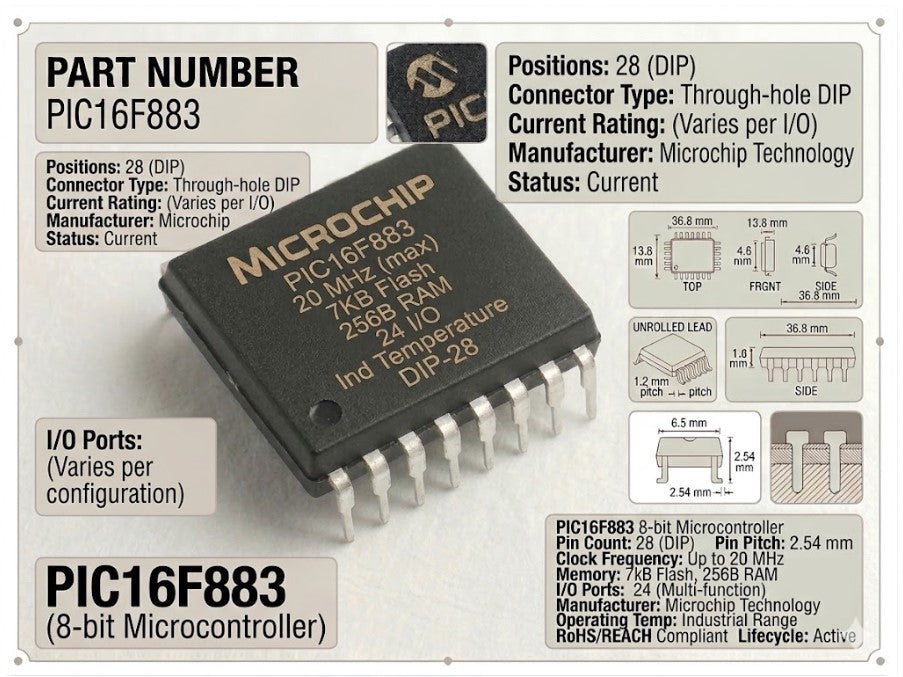 PIC16F1826-I/MV