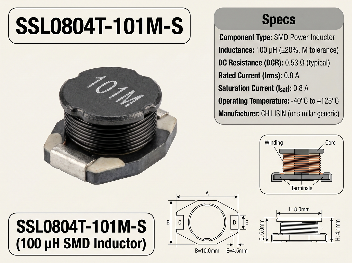 SSL0804T-101M-S