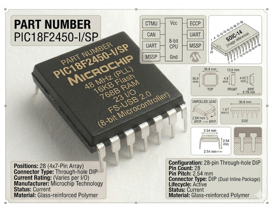 PIC18F2450-I/SP