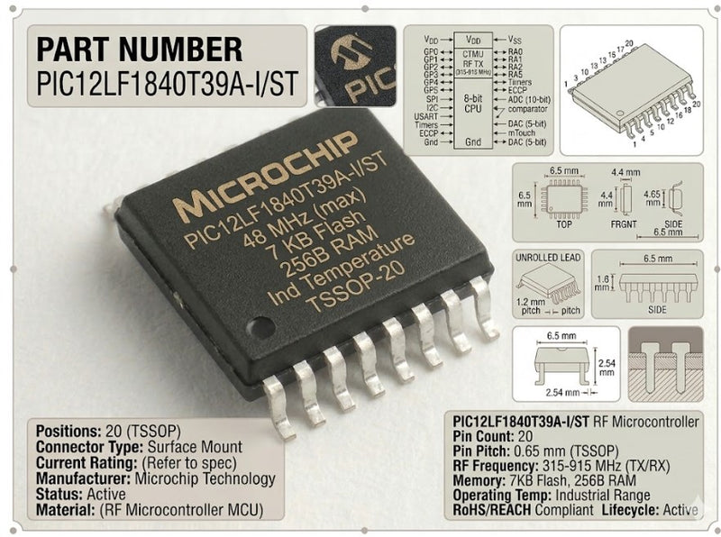 PIC12LF1840T39A-I/ST