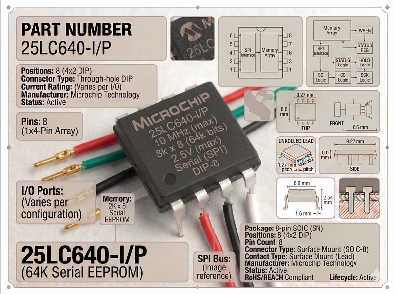 25LC640-I/P
